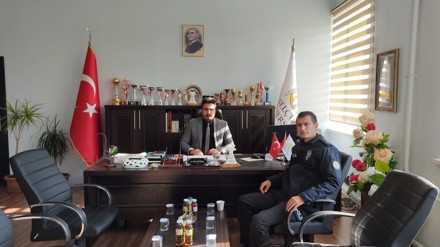 Bozkır İlçe Emniyet Amiri Sayın Uğur ALACA İadei Ziyarette Bulundu